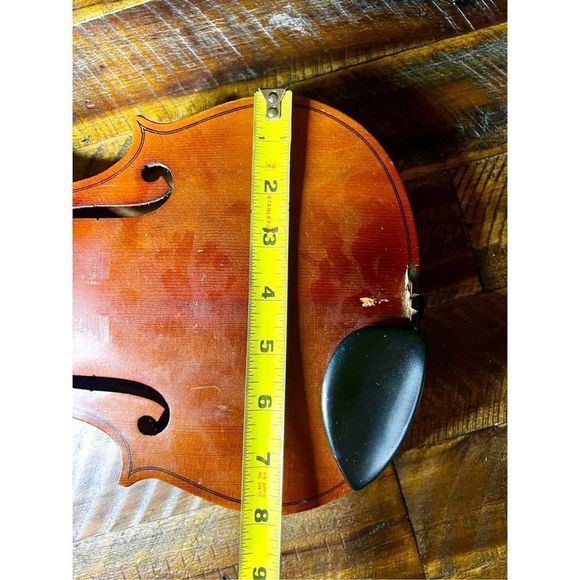 VINTAGE German Antonius Stradivarius Cremonensis, Faciebat Anno 3/4 size violin - Picture 5 of 16